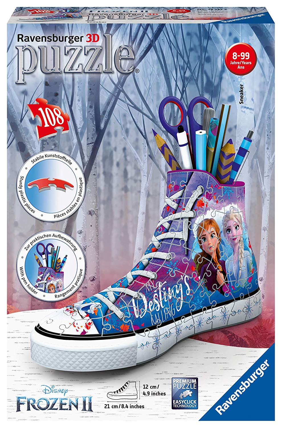 Disney Frozen 2 / Die Eiskönigin 2 - 3D Puzzle 108 Teile