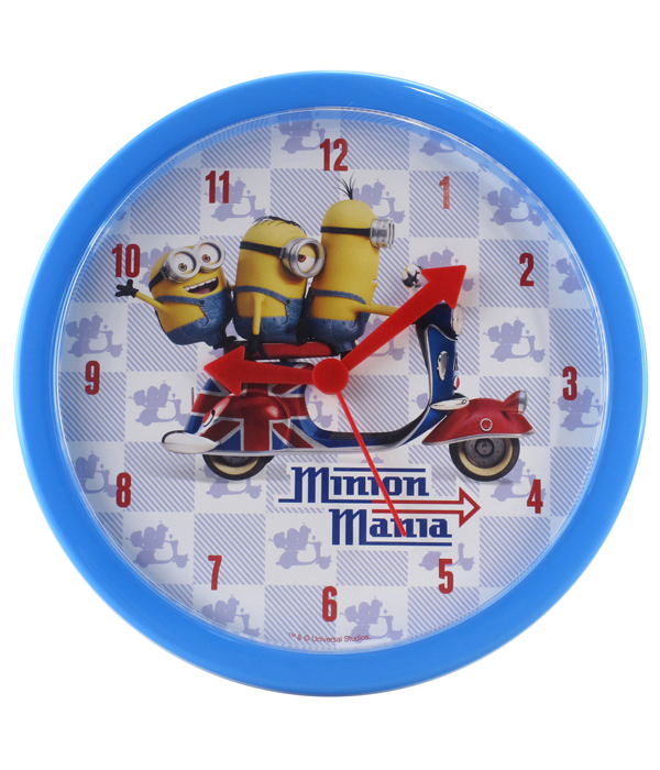 Minions - Despicable Me - Wanduhr in Plastik 24 cm