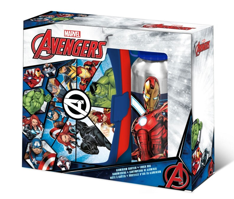Marvel: Marvel Avengers - Lunchset: Brotdose & Trinkflasche