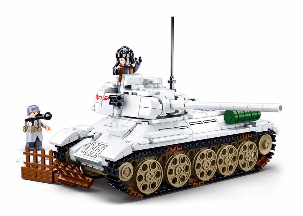 Sluban M38-B0978 - Army Battle of Budapest - Medium Panzer (weiß)