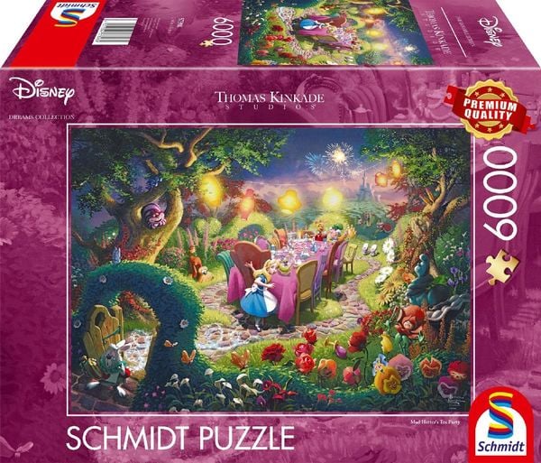 Disney - Mad Hatter’s Tea Party, 6000 Teile - Puzzle