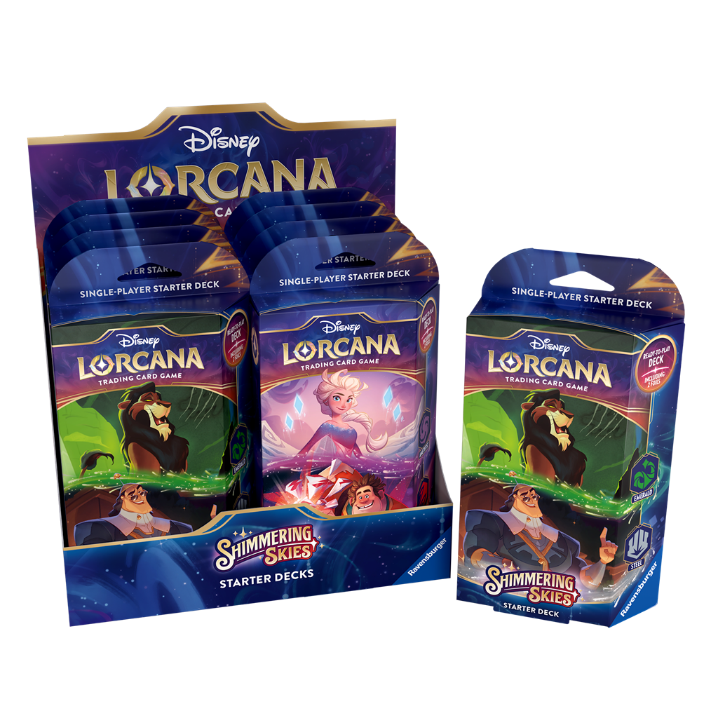 Disney Lorcana Set 5: Shimmering Skies - Starter Deck Display (8 pcs) - EN