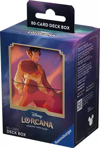 Disney Lorcana: Set 5 Shimmering Skies Deck Box Aladdin