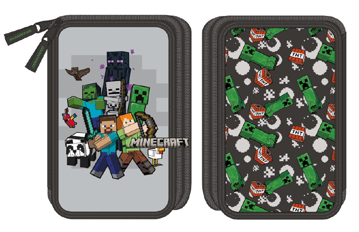 Minecraft - Doppelmäppchen mit Inhalt