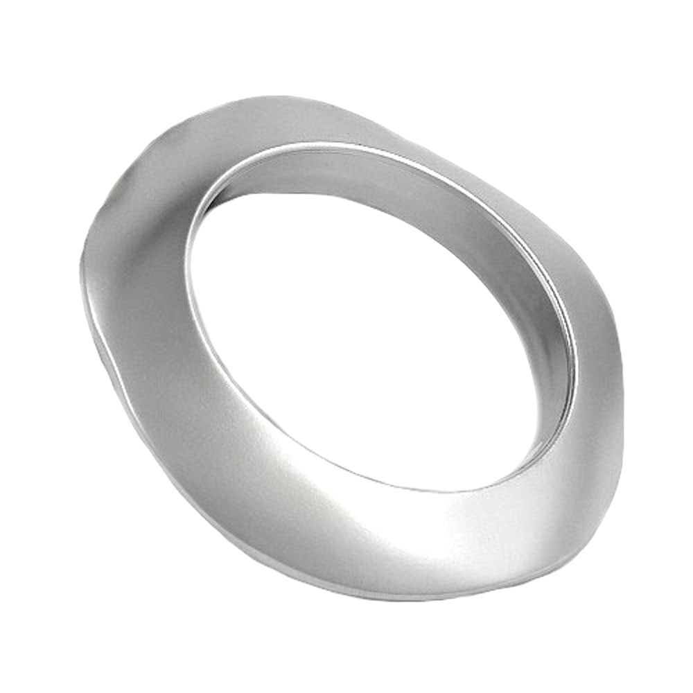 Armreifen 98x16mm Kunststoff chrom matt (silbergrau)