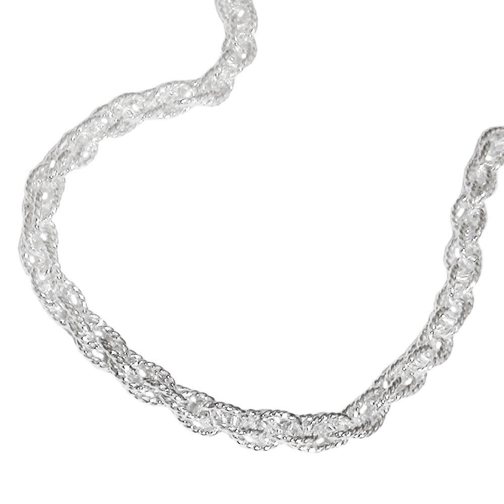 Armband 3mm Doppelankerkette Silber 925 19cm (Länge 19cm)