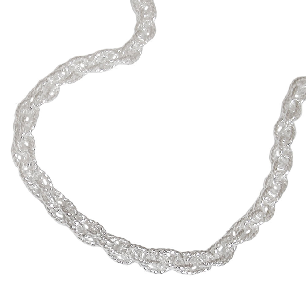 Kette 3mm Doppelankerkette Silber 925 50cm (Länge 50cm)
