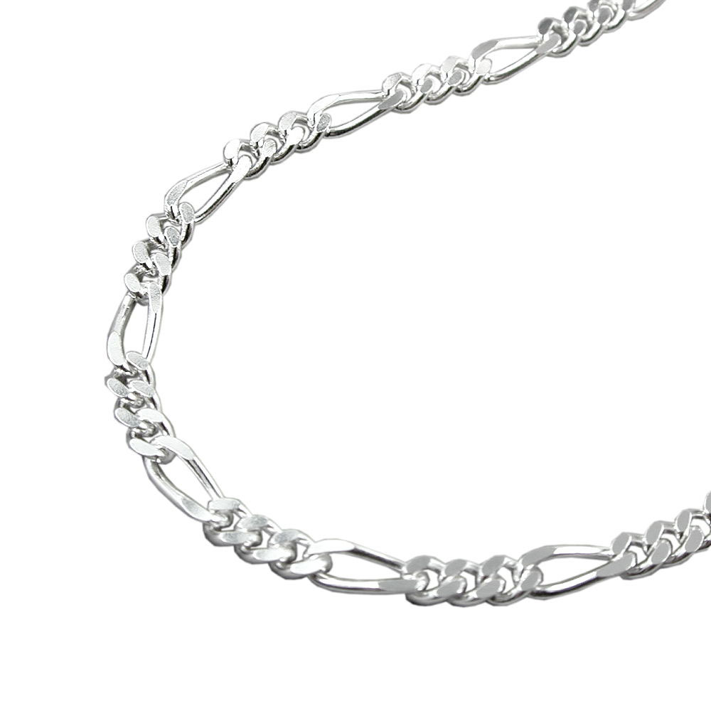Kette 2mm Figarokette Silber 925 50cm (Länge 50cm)