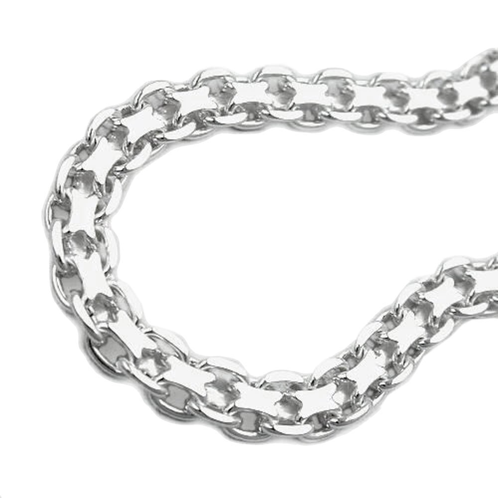Armband 4,6mm Bismarckkette Silber 925 21cm (Länge 21cm)
