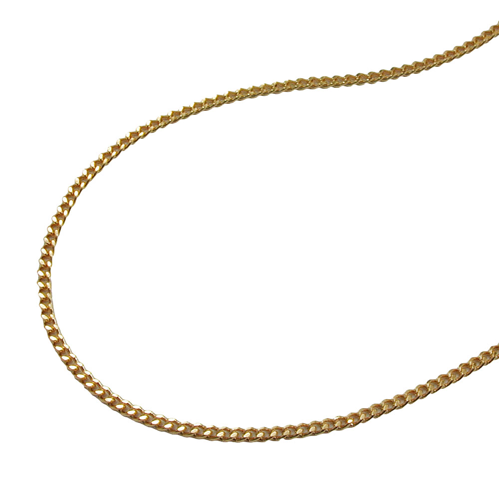 Kette Flachpanzer 1,2mm vergoldet AMD 50cm (Länge 50cm)
