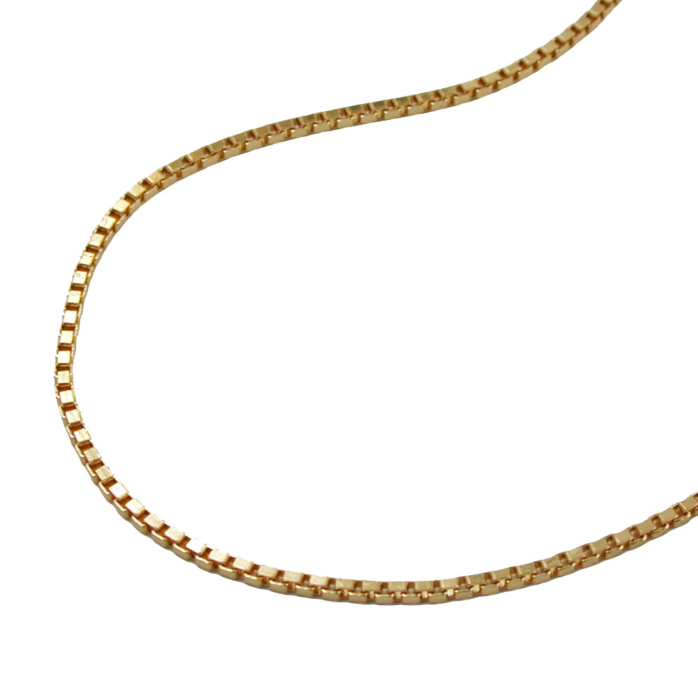Kette Venezianer 1x1mm vergoldet AMD 40cm (Länge 40cm)