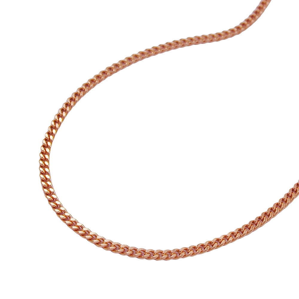 Kette Panzerkette 1mm 14Kt Rotgold 45cm (Länge 45cm)