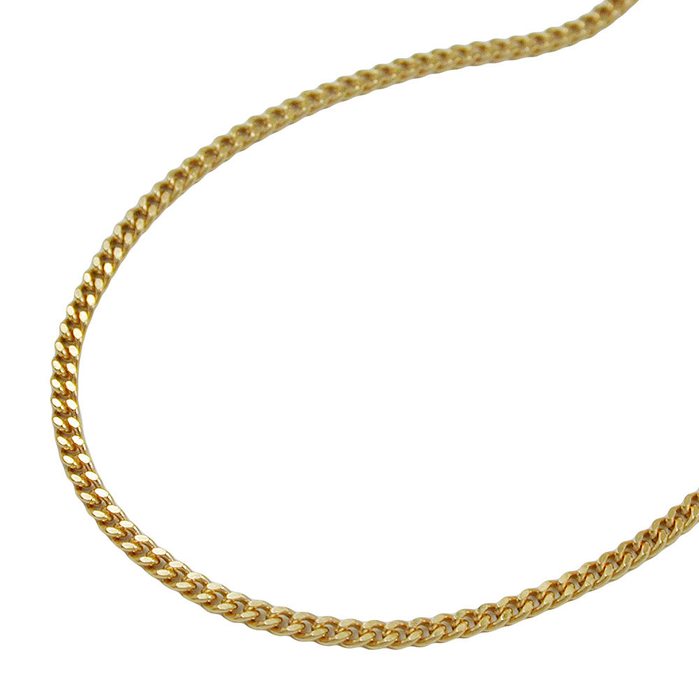 Kette 1,3mm Panzerkette 9Kt GOLD 45cm (Länge 45cm)