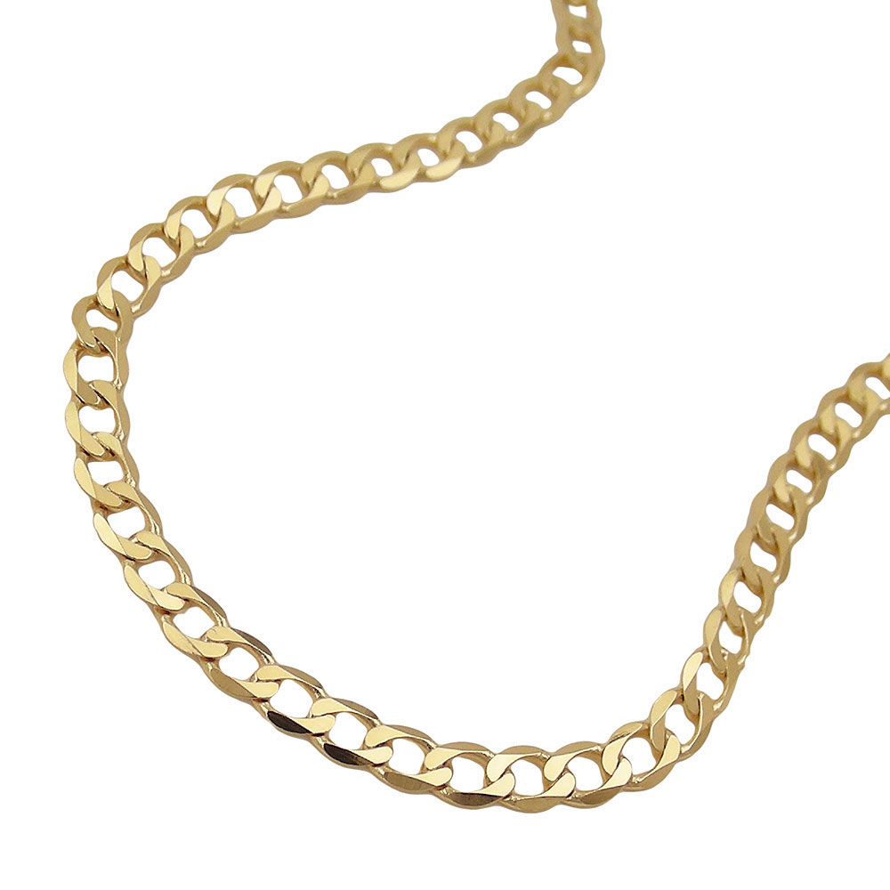 Armband 3,3mm Weitpanzer 14Kt GOLD 19cm (Länge 19cm)