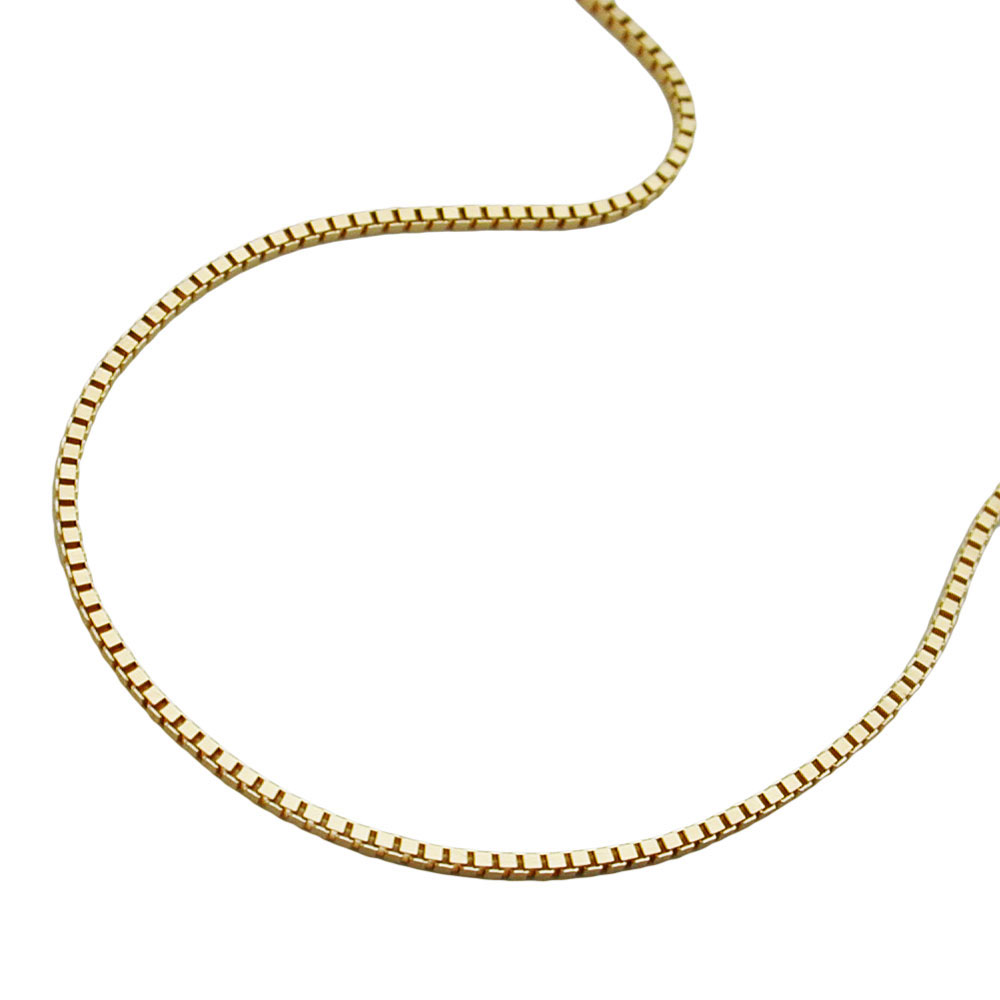 Kette 0,7mm Venezianer-Kette 9Kt GOLD 38cm (Länge 38cm)