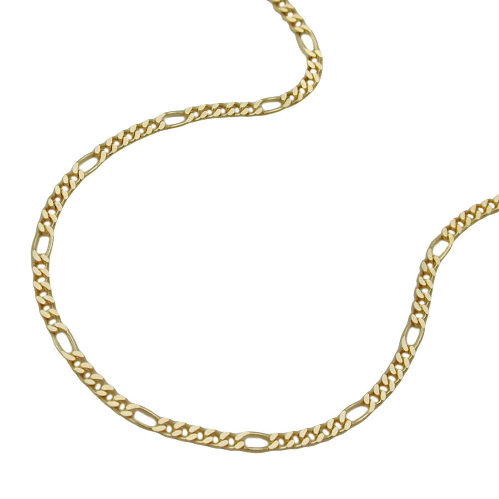 Kette 1,6mm Figarokette 9Kt GOLD 42cm (Länge 42cm)