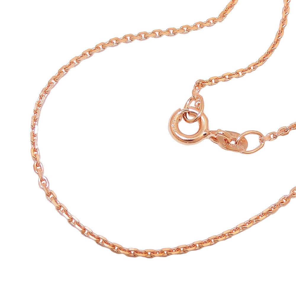 Kette 1,1mm Ankerkette 14Kt Rotgold 45cm (Länge 45cm)