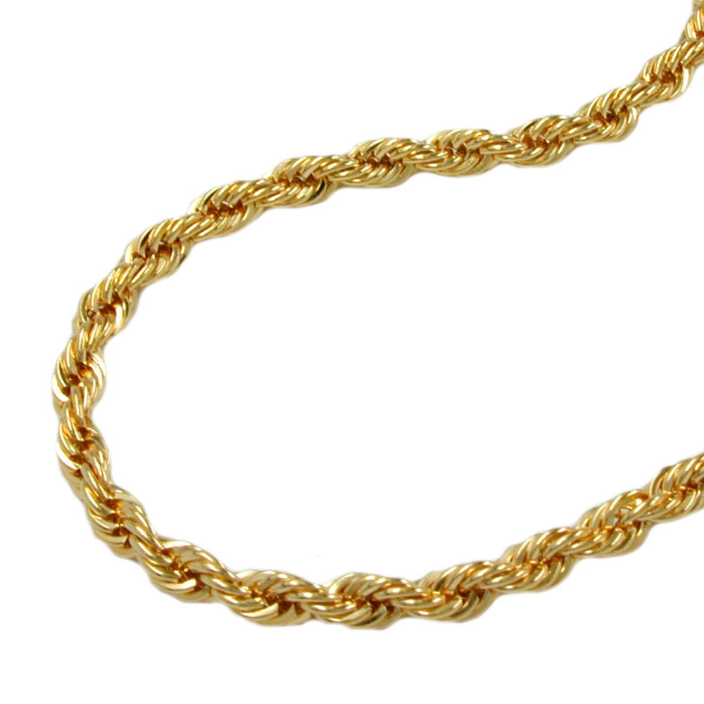 Kette 2mm Kordelkette 9Kt GOLD 45cm (Länge 45cm)