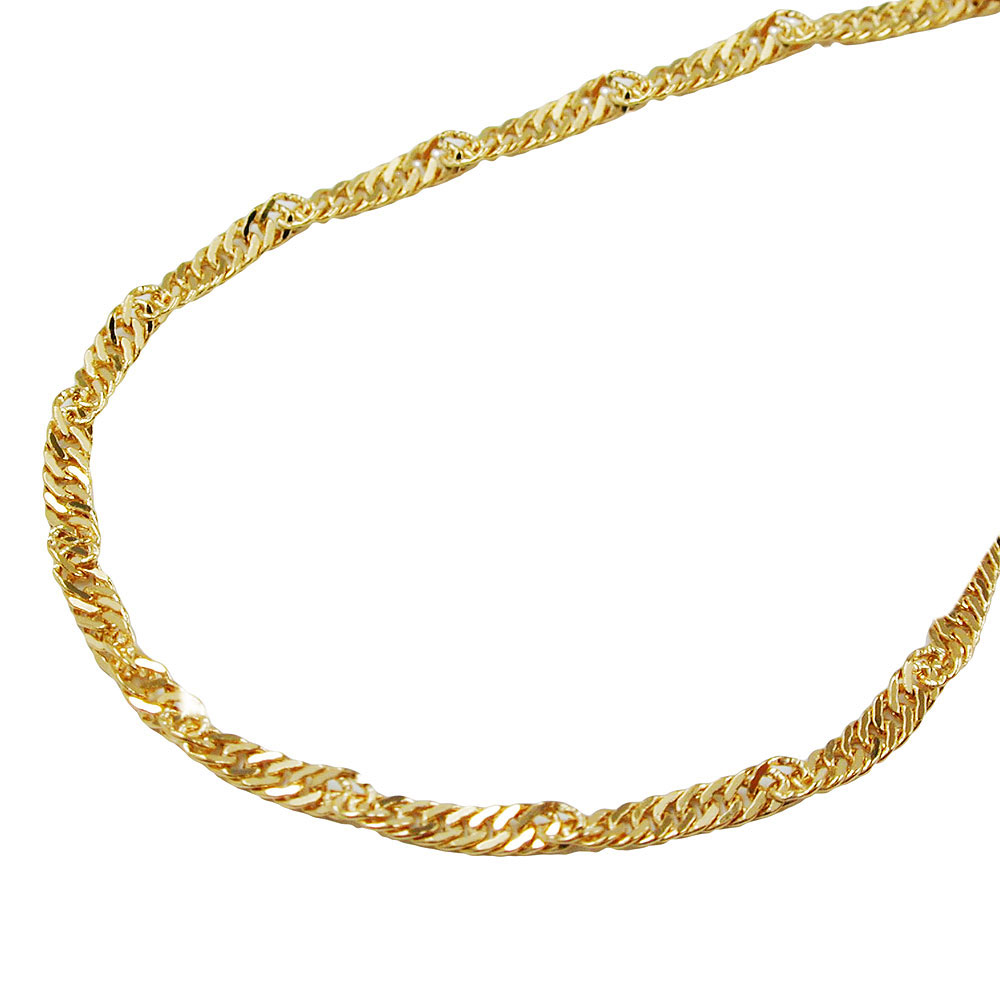 Kette 1,4mm Singapurkette 9Kt GOLD 45cm (Länge 45cm)