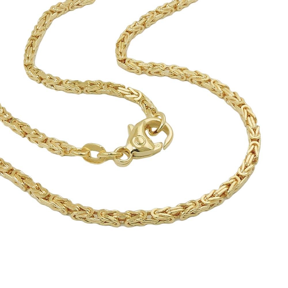 Königskette 1,8x1,8mm 14Kt GOLD 50cm (Länge 50cm)