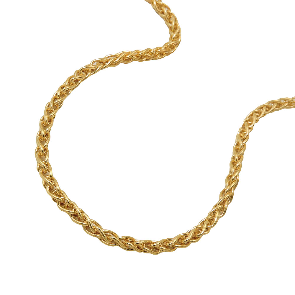 Armband 2,3mm Zopfkette 9Kt GOLD 19cm (Länge 19cm)