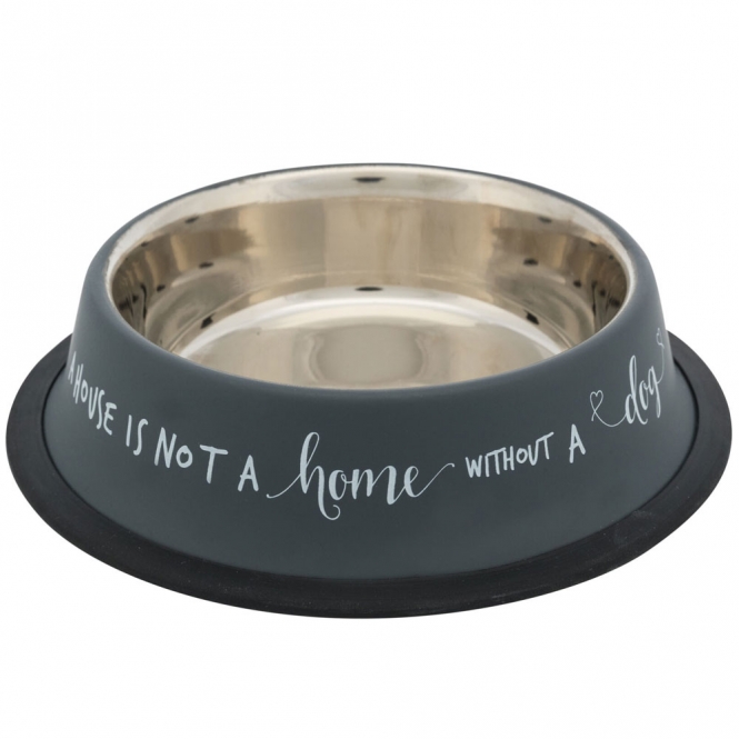 Trixie Edelstahlnapf Home für Hunde - 0,7 l/ø 21 cm