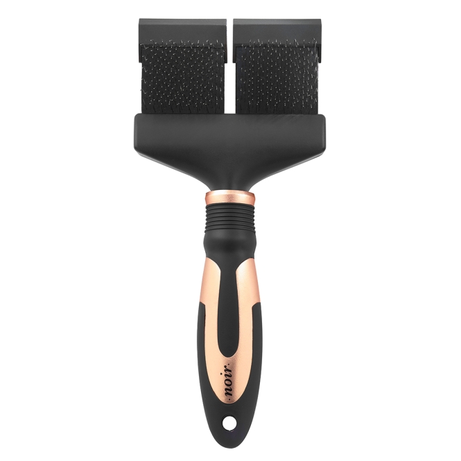 EBI Noir flexible Slicker-Bürste - 21 x 9,5cm