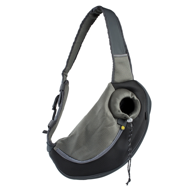 EBI Fronttasche Sarah Crazy Paws - Schwarz - S - 25x15,5x43cm - max. 3kg