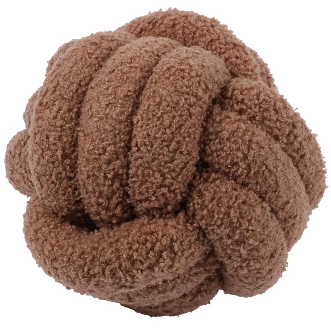 D&D Seilspielzeug Teddy Ball PUCK - Braun - 22x22x22cm