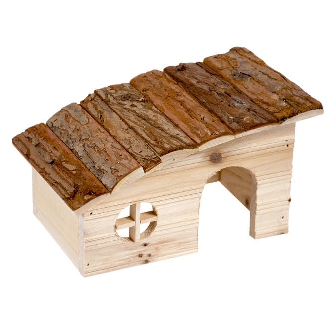 Duvoplus Kleintierhaus mit Schrägdach - 31 x 23 x 18cm