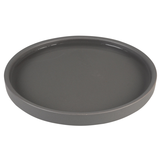 Duvoplus flacher Keramiknapf Stone Hush - grau