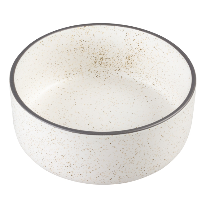 Duvoplus Keramiknapf Stone Speckle - weiß - 1500ml