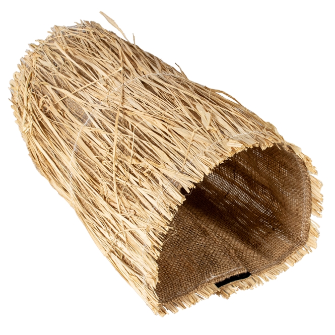 Duvoplus Nagertunnel aus Leinen/Gras - 20 x 9 x 10cm