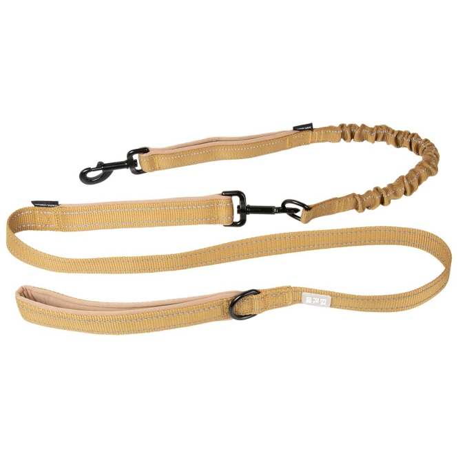 Duvoplus EXPLOR Ultimate Fit 2in1 Leine Classic - honey gold - 180cm - 25mm