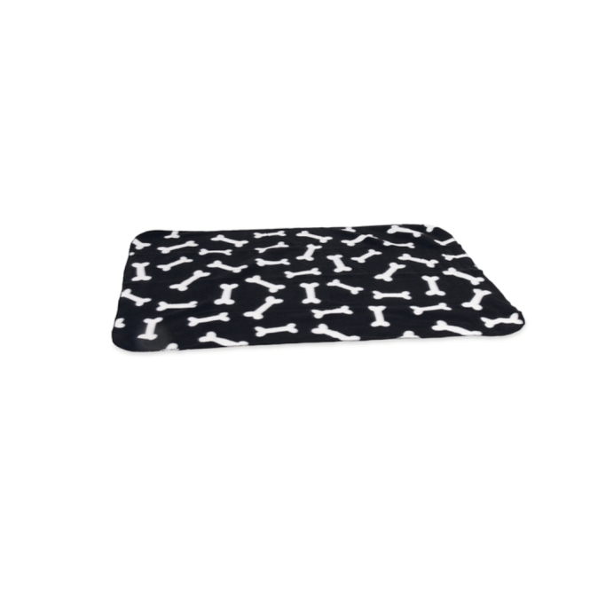 Karlie Flamingo Fleecedecke Milda - 100 x 70 cm - Schwarz