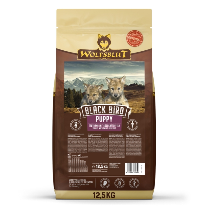 Wolfsblut Black Bird Puppy - 12,5 kg