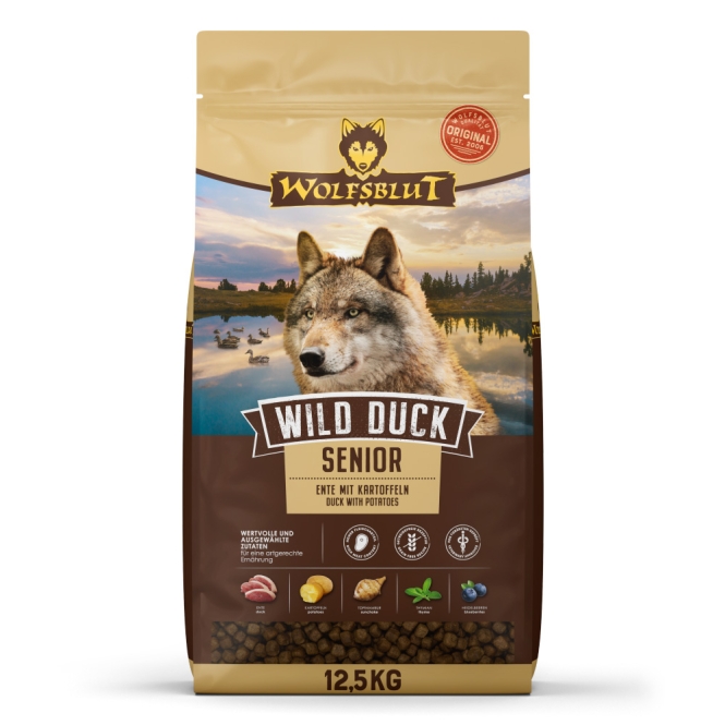 Wolfsblut Wild Duck Senior - 12,5 kg