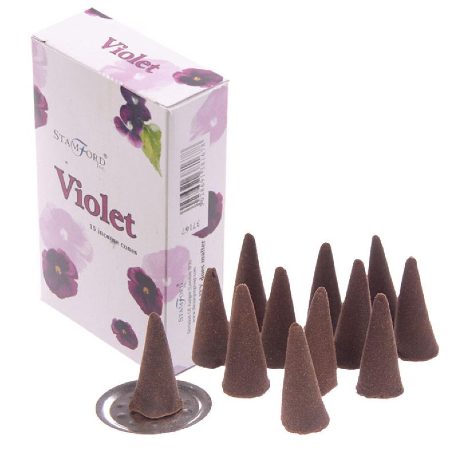 Stamford Räucherkegel - Veilchen 37167 (pro Verpackung)