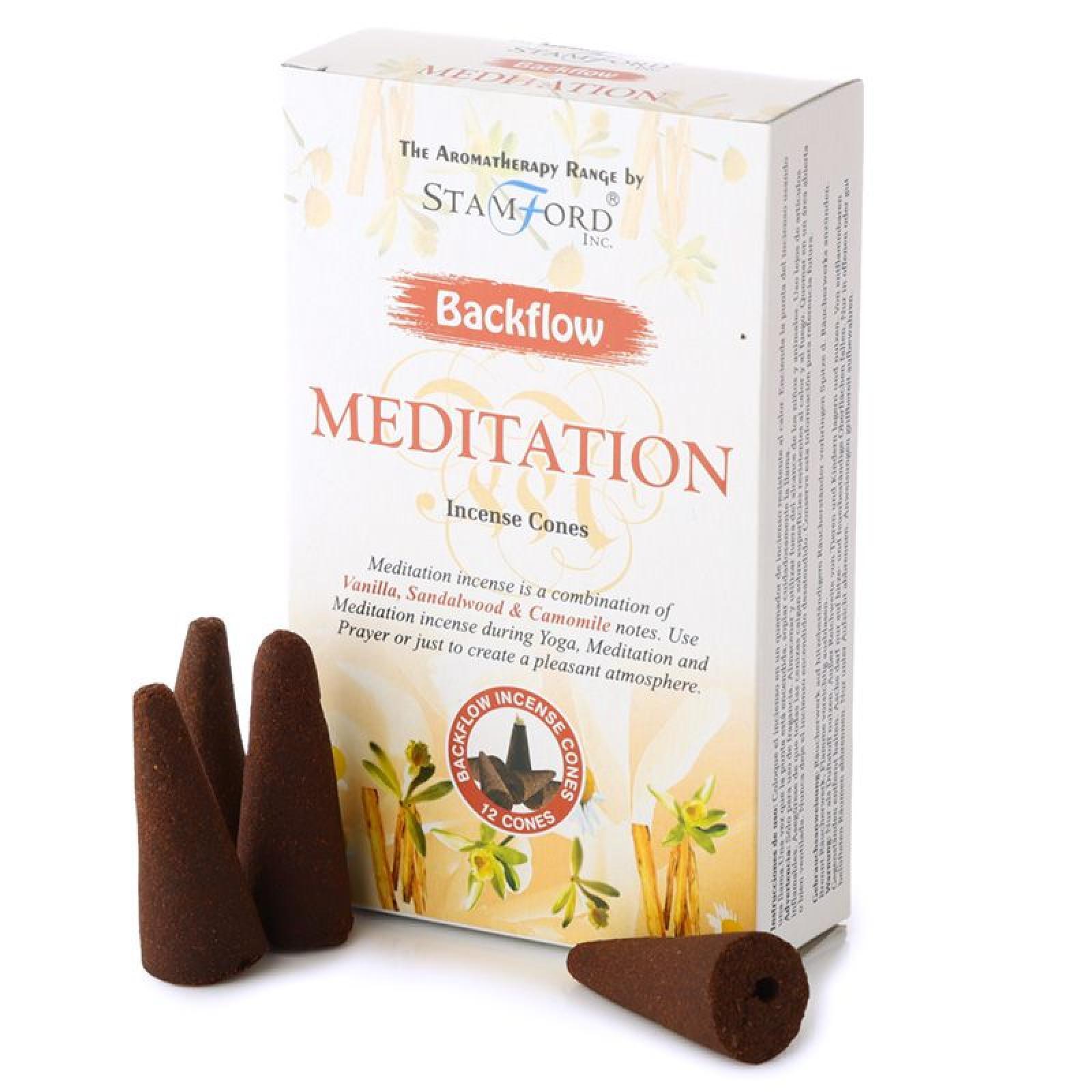 37462 Stamford Backflow Rückfluss Räucherkegel - Meditation (pro Verpackung)