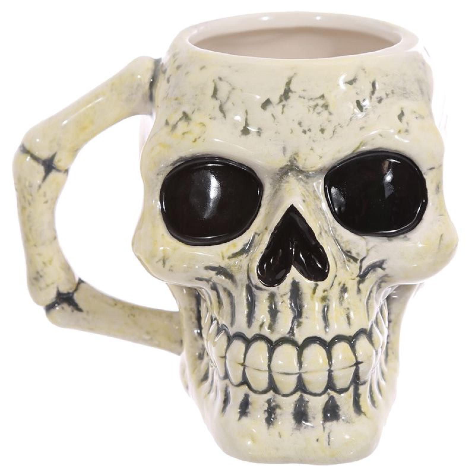Fantasy Schädel Totenkopf Keramik Tasse