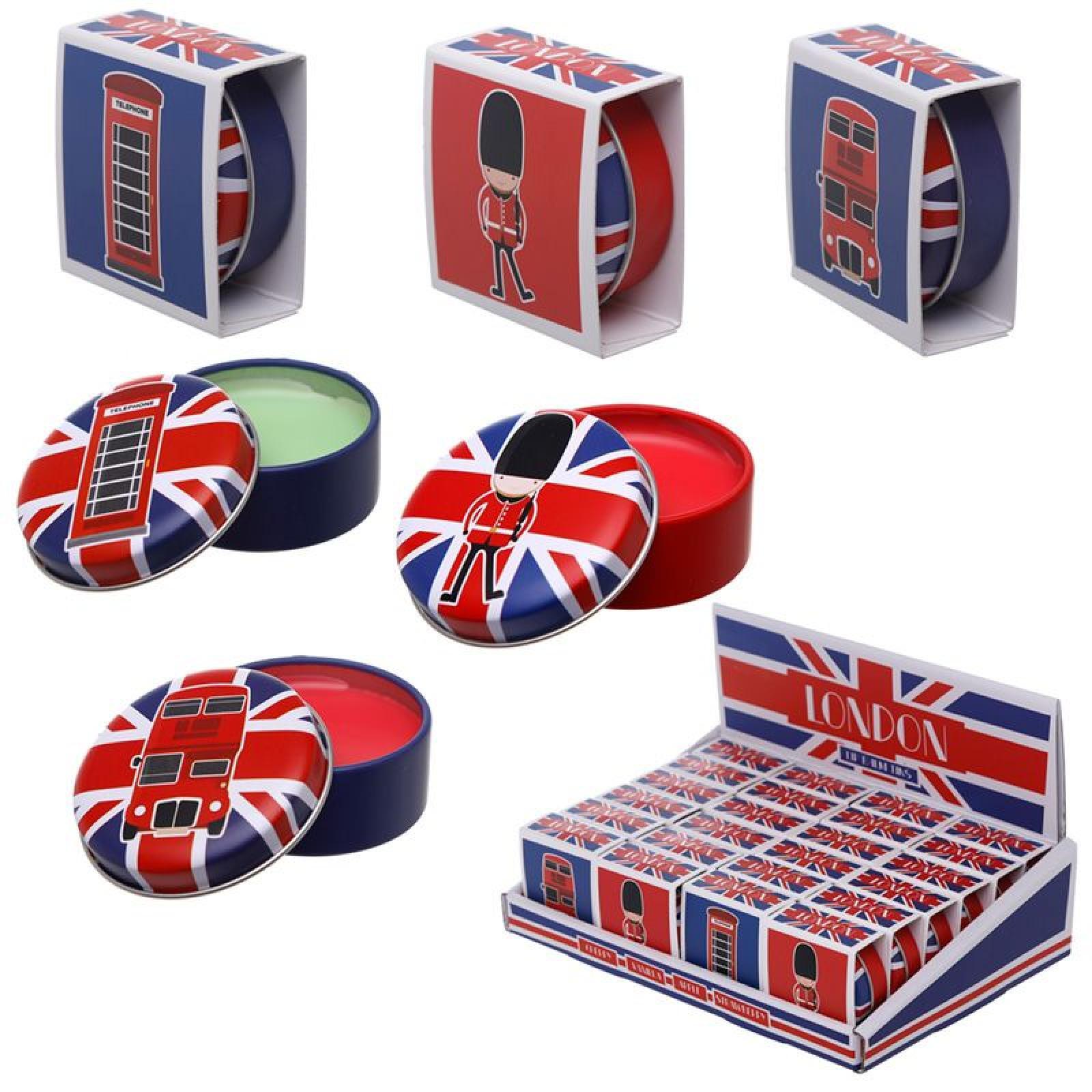 London Souvenir Lippenbalsam Dose (pro Stück)