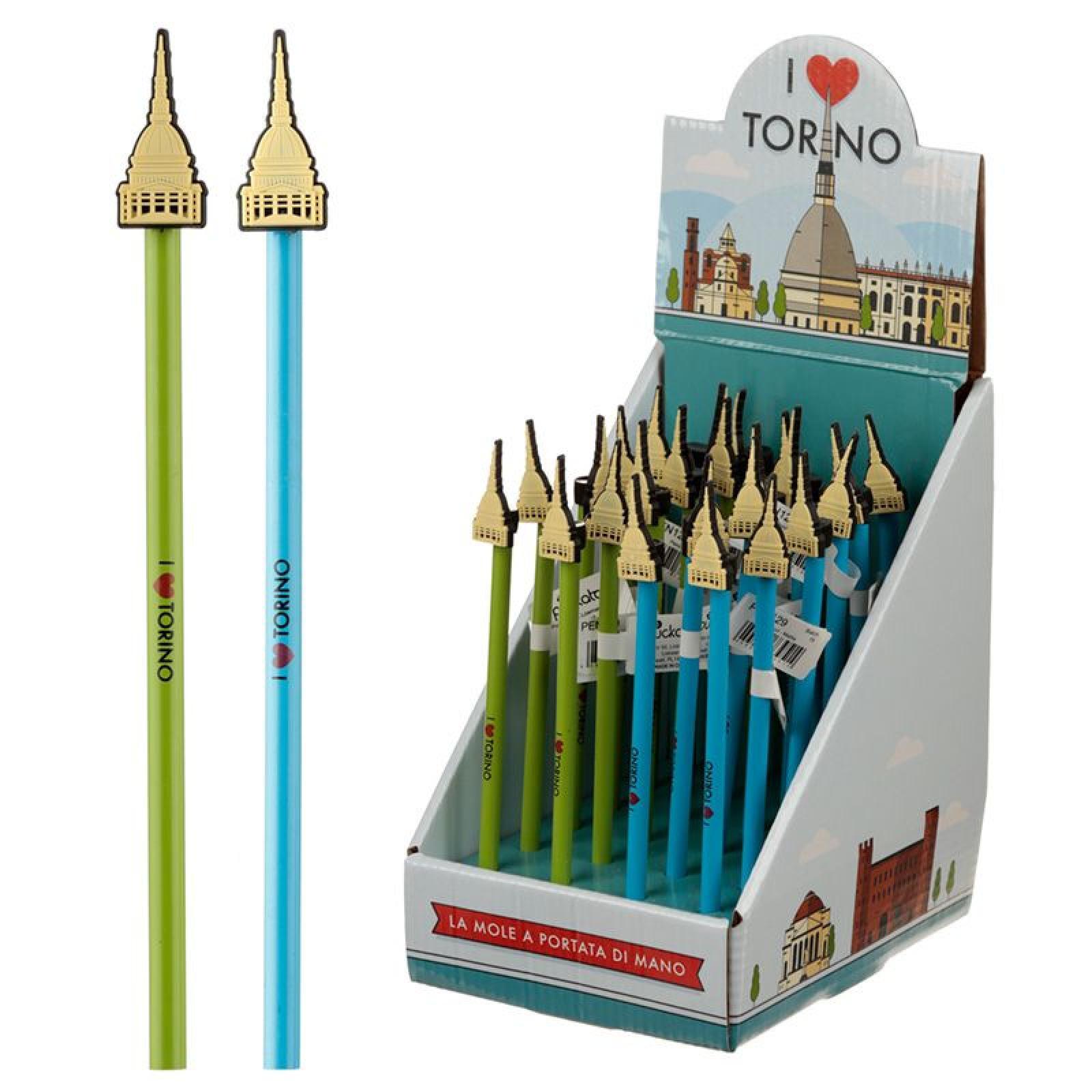 Torino Turin Bleistift mit Mole Topper (pro Stück)