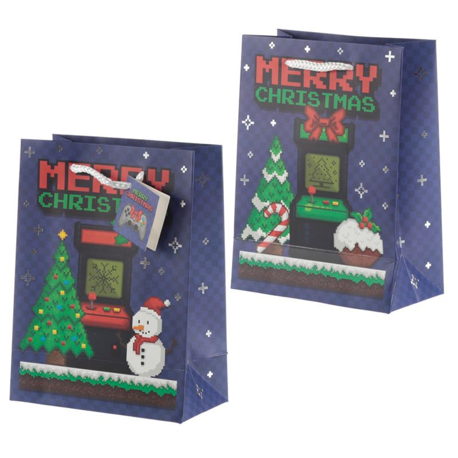 Weihnachten Game Over Geschenktasche - Mittelgroß (pro Stück)