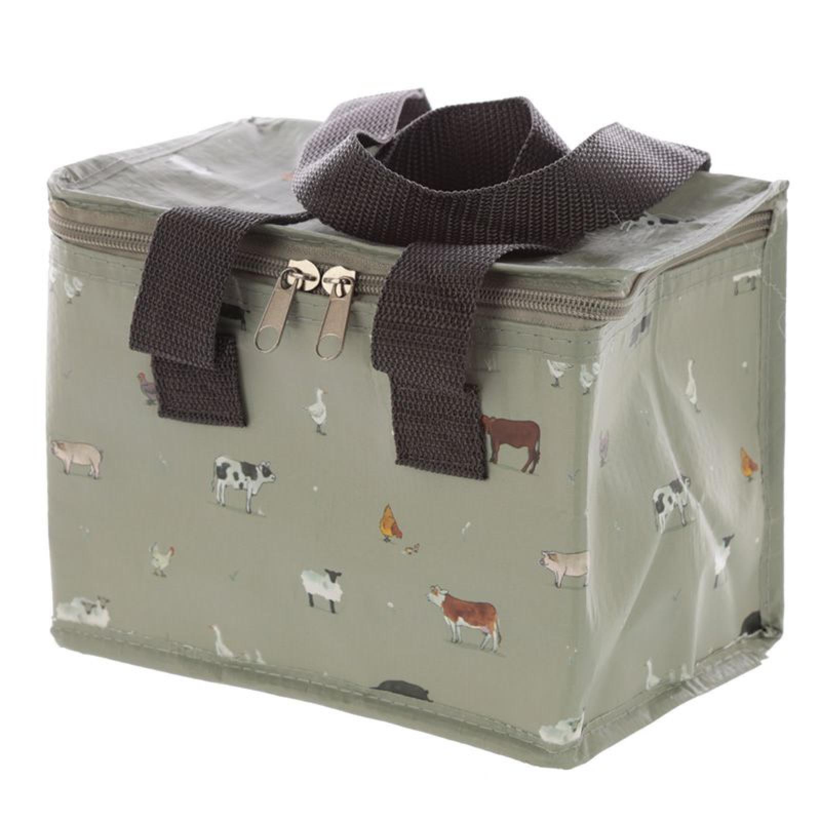 Willow Farm Bauernhoftiere gewebte Kühltasche Lunchbox 