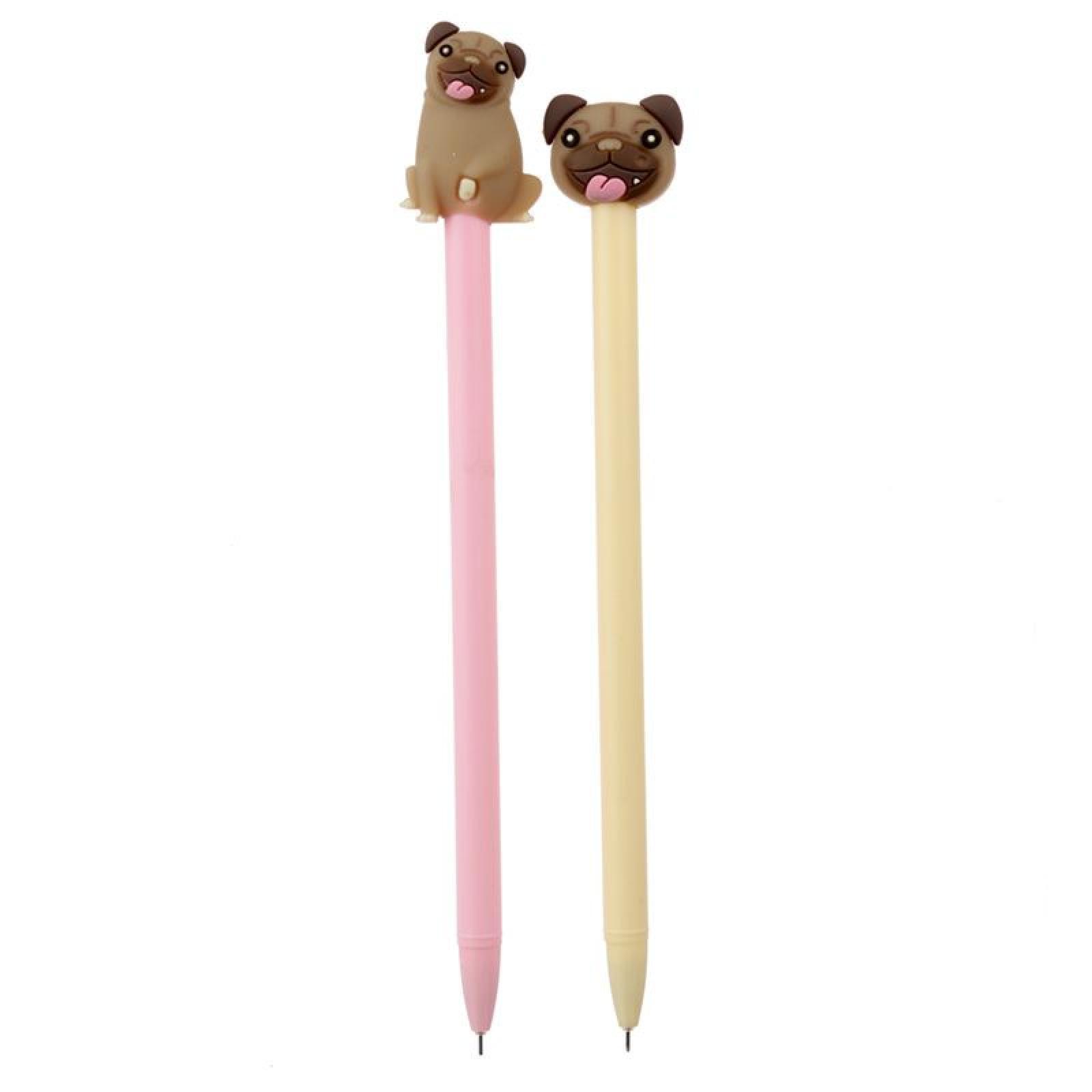Mopps der Mops Hund feine Spitze Kugelschreiber Kuli (pro Stück)