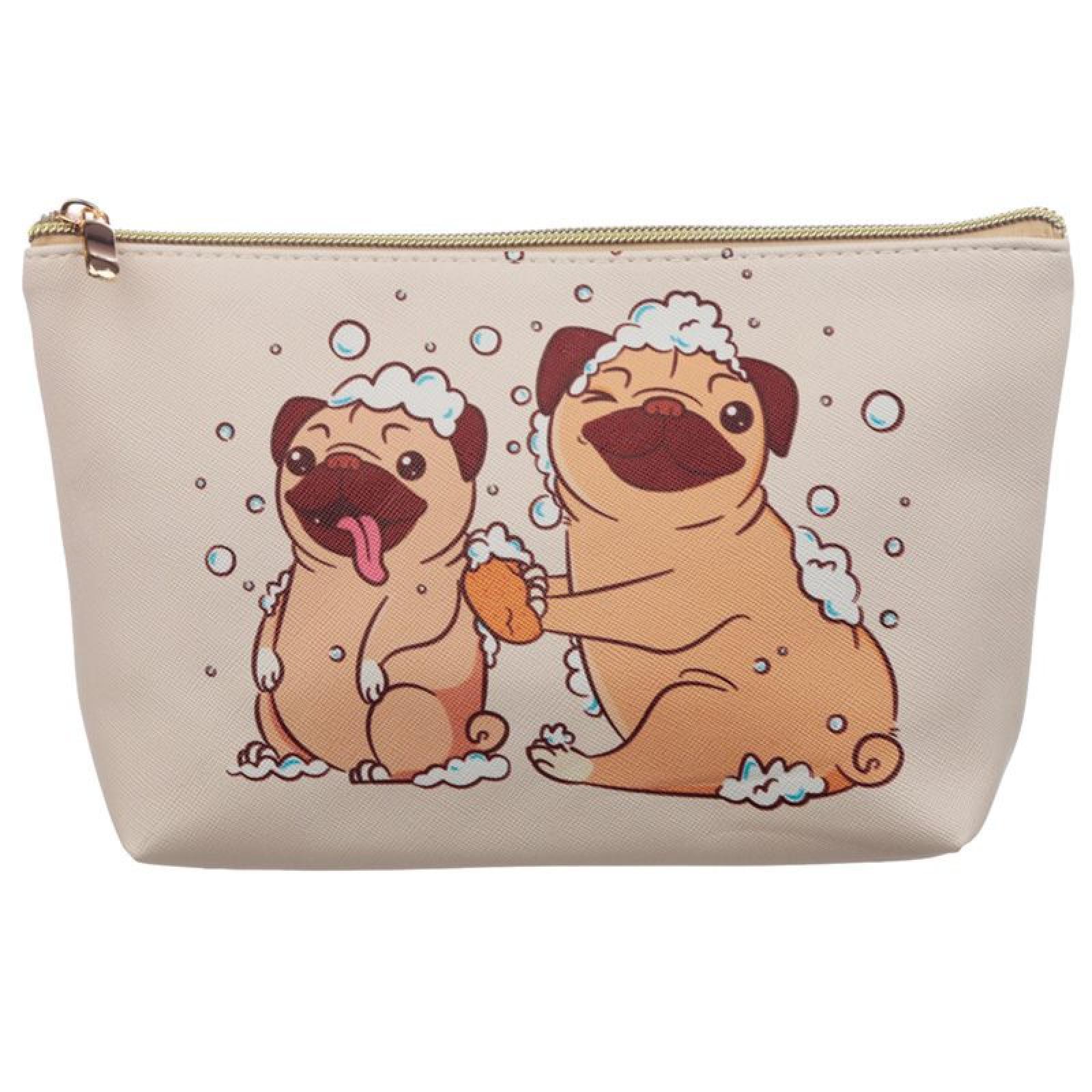 Mopps der Mops Hund Medium PVC Waschbeutel