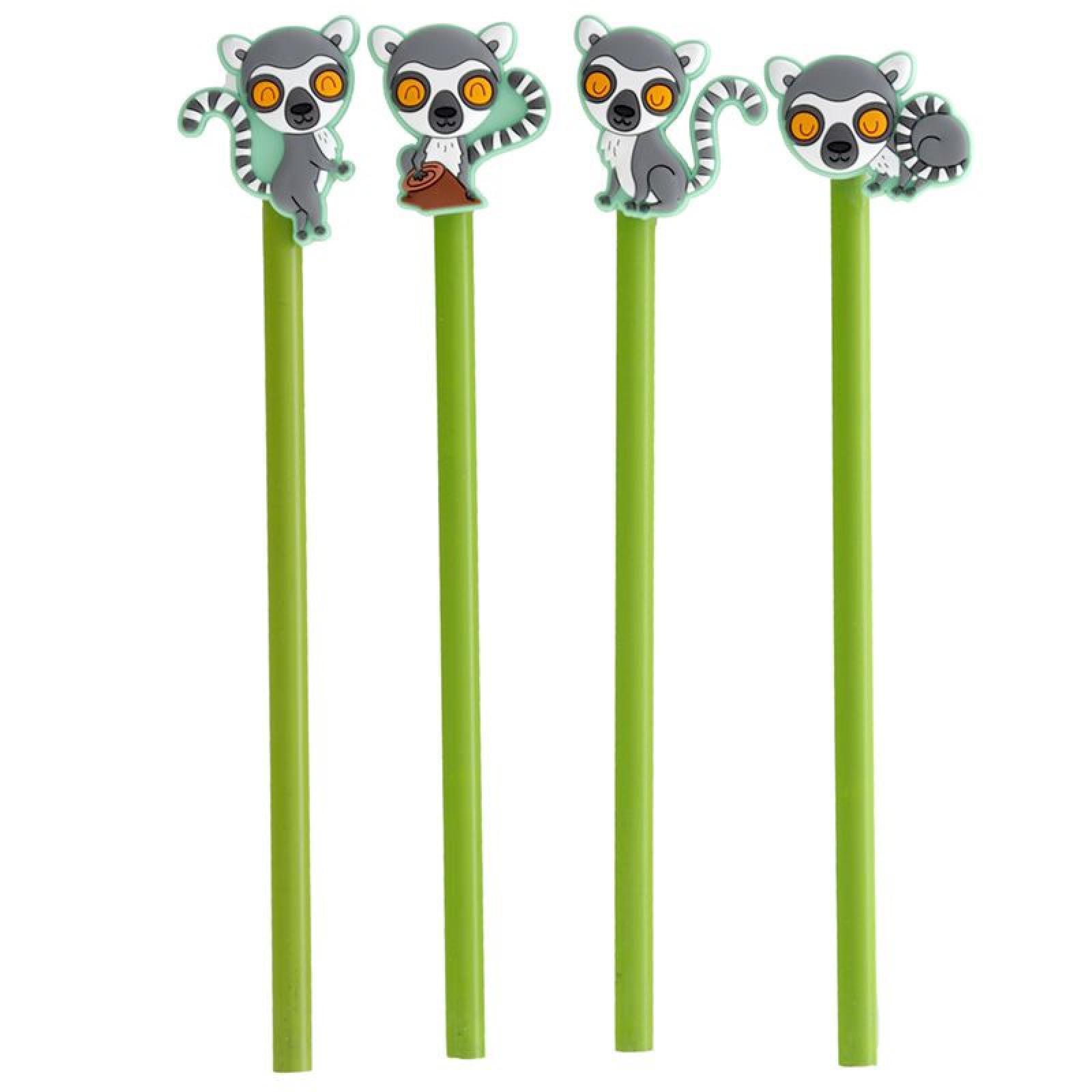 Lemur Mob Pencil with PVC Topper (pro Stück)