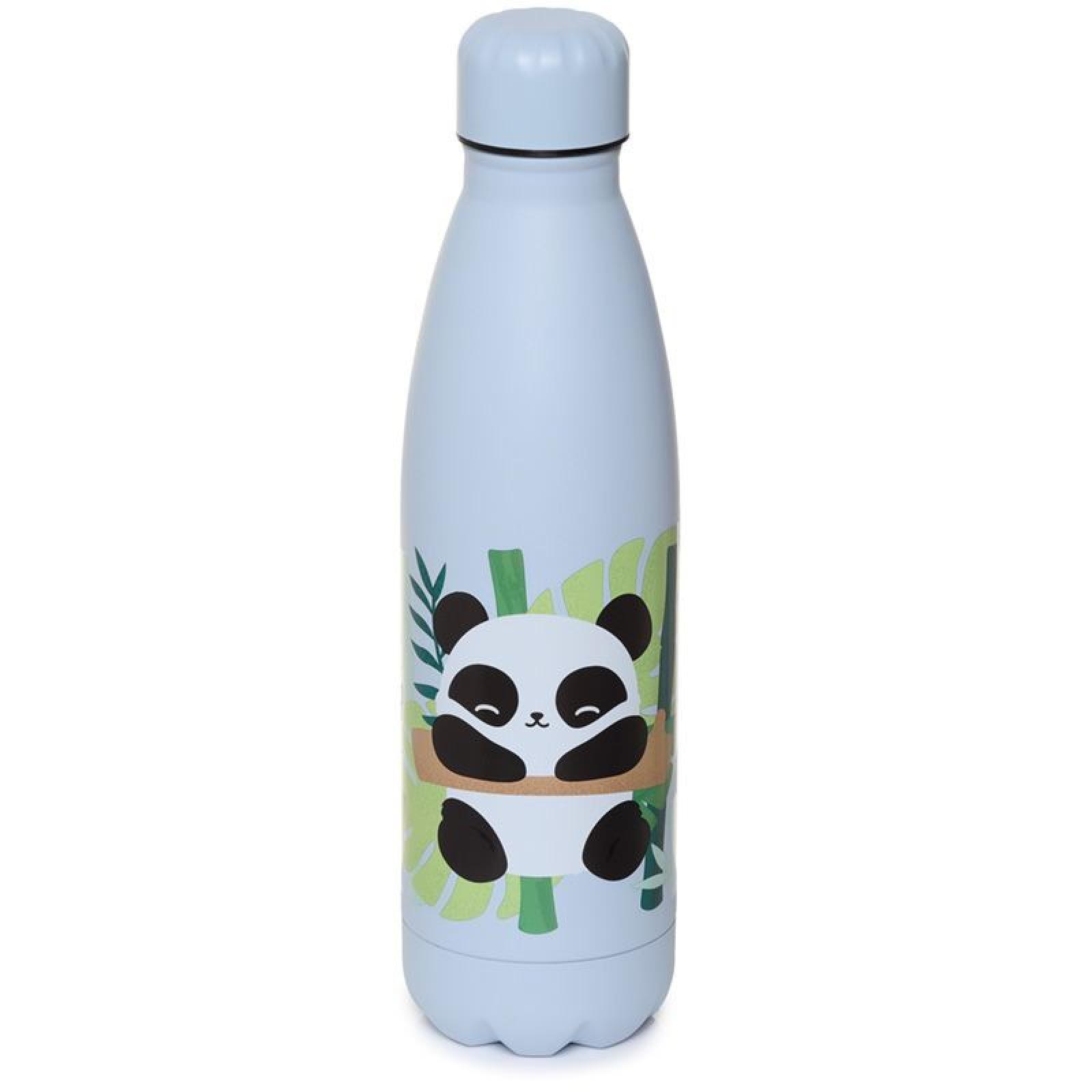 Pandarama Panda wiederverwendbare Thermo Isolier- Wasserflasche aus Edelstahl 500ml
