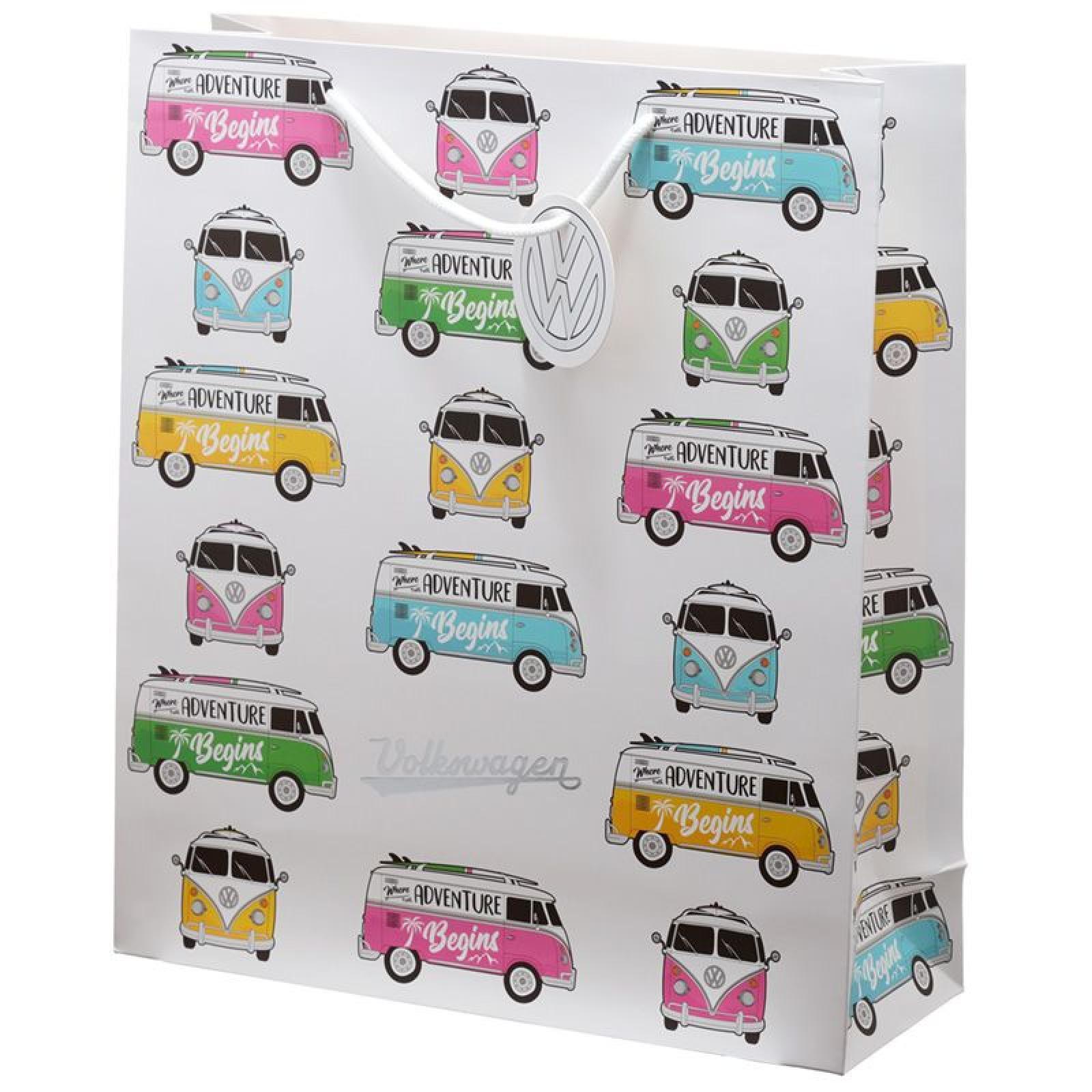 Volkswagen VW T1 Bulli Surf Geschenktasche - (XL) (pro Stück)