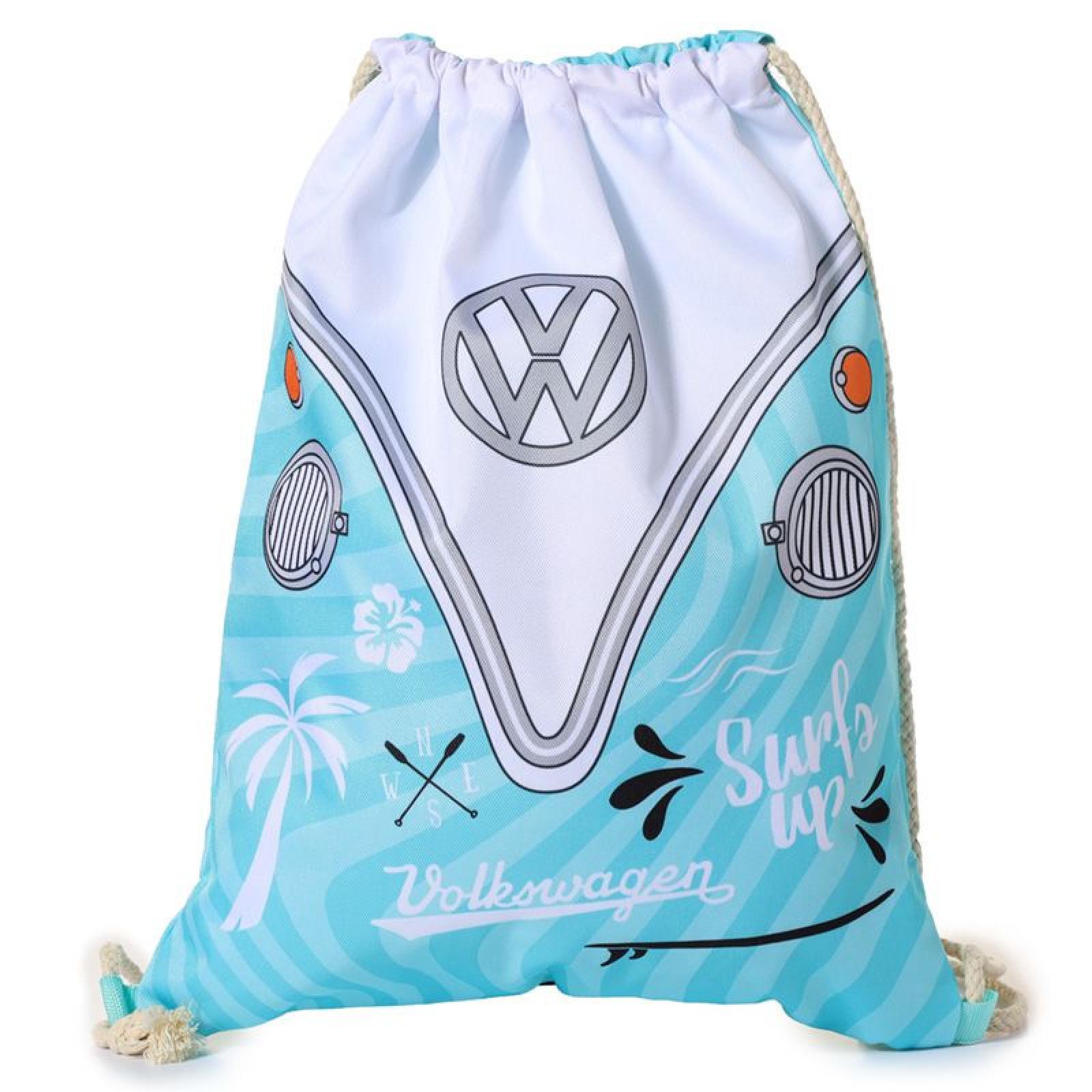 Volkswagen VW T1 Bulli Surf Adventure Kordelzugbeutel aus
